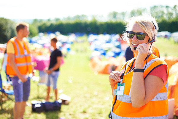 Crowd control at concerts